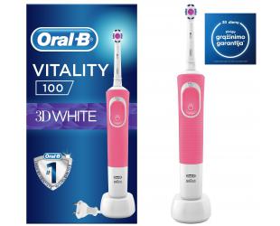 Dantų šepetėlis ORAL-B Vitality 100 pink D100.413 3DW