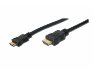 Kabelis Logilink HDMI cable type A male - HDMI mini Typ C, 2 m
