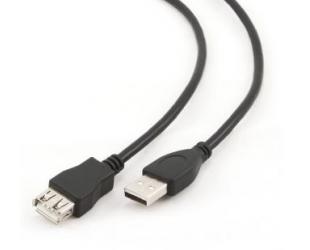 Kabelis Cablexpert USB 2.0 A-plug A-socket Extension cable, 1.8 m