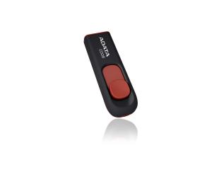 USB raktas ADATA C008 64GB USB 2.0 Black/Red