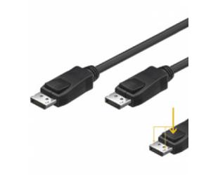 Kabelis Digitus DisplayPort Connection Cable AK-340100-010-S Black, DP to DP, 1 m