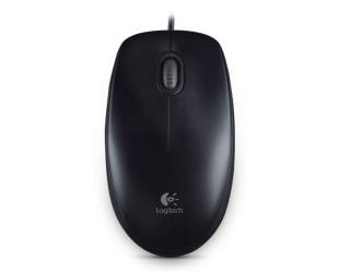 Pelė Logitech Mouse B100 Wired, Black