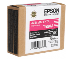 Rašalo kasetė Epson Singlepack Vivid T580A00 Ink Cartridge, Magenta