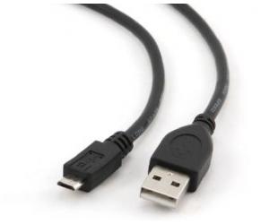 Kabelis Cablexpert 1.8m USB 2.0 A/Micro-B M USB A, Micro-USB B, 1.8 m, Black