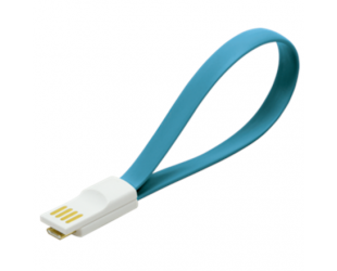 Kabelis CU0085 USB Cable, magnetic, AM to Micro BM, blue Logilink