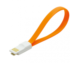 Kabelis Logilink CU0088 USB Cable, magnetic, AM to Micro BM, orange Logilink