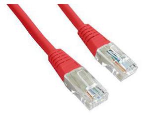 Tinklo kabelis Cablexpert CAT 5e 0.5 m Raudona