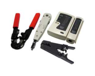 Tinklo įrankių rinkinys Logilink Network tool/tester kit Su krepšiu