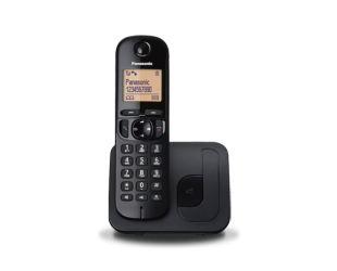 Telefonas Panasonic Cordless KX-TGC210FXB Built-in display Caller ID Black Phonebook capacity 50 entries Speakerphone