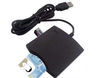 Kortelių skaitytuvas Transcend SMART CARD READER USB PC/SC Black