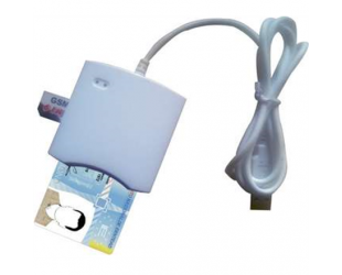 Kortelių skaitytuvas Transcend SMART CARD READER USB PC/SC N68 White