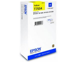 Rašalo kasetė Epson T7554 XL, Yellow