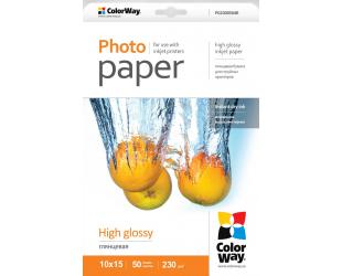 Foto popierius ColorWay High Glossy, 50 vnt., 10x15, 230 g/m²