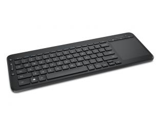 Klaviatūra Microsoft N9Z-00009 All-in-One Media Keyboard Multimedia, Wireless, Batteries included, NORD, Black, 434 g