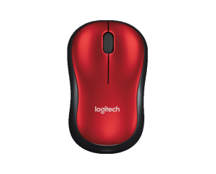 Pelė Logitech Mouse M185  Wireless, No, Red, Yes, Wireless connection