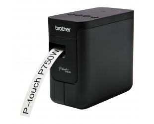 Terminis etikečių spausdintuvas Brother PT-P750W Mono, Thermal, Label Wi-Fi, Other, Black