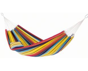 Dvivietis hamakas Amazonas Barbados rainbow 230x150 cm 200 kg