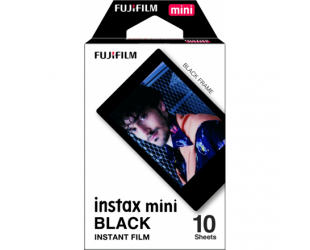 Momentinis fotopopierius Fujifilm Instax Mini, 10 vnt, juodas rėmelis, 54x86 mm