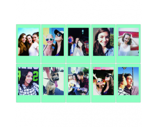 Momentinis fotopopierius Fujifilm Instax Mini, 10 vnt, 54x86 mm