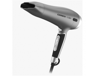 Plaukų džiovintuvas Carrera Hair dryer No. 531 2400 W, Number of temperature settings 3, Ionic function, Diffuser nozzle, Grey/Black