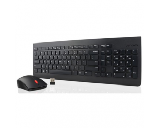 Klaviatūra+pelė Lenovo Essential 4X30M39497 Keyboard and Mouse Combo, Wireless, Keyboard layout English US, Wireless connection Yes, Mouse included, Black, EN, Numeric keypad
