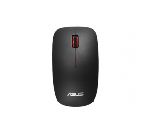 Belaidė pelė Asus WT300 RF Optical mouse, Wireless connection, No, Black/Red