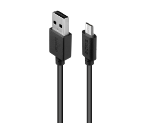 Kabelis Acme Cable CB1012 2 m, Black, Micro USB, USB A