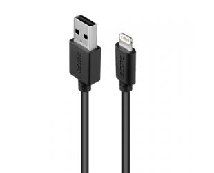 Kabelis Acme Cable CB1031 1 m, Black, Lightning, USB A