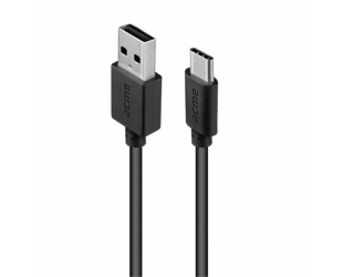 Kabelis Acme Cable CB1041 1 m, Black, USB A, Type-C