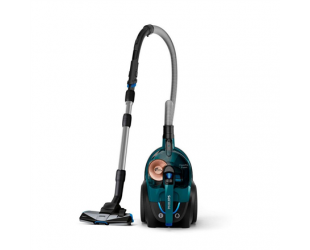 Dulkių siurblys Philips PowerPro Expert FC9744/09, be maišelio, galia 650 W, dulkių talpa 2 L, žalias