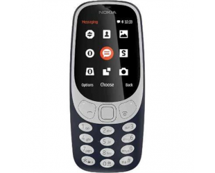 Mobilusis telefonas Nokia 3310 (2017) Dark Blue, 2.4 ", TFT, 240 x 320 pixels, 16 MB, Dual SIM, Micro-SIM, Bluetooth, 3.0, USB version microUSB 2.0, Built-in camera, Main camera 2 MP, 1200 mAh