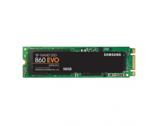 SSD diskas Samsung 860 EVO MZ-N6E500BW 500 GB, SSD form factor 2.5", SSD interface M.2 SATA, Write speed 520 MB/s, Read speed 550 MB/s