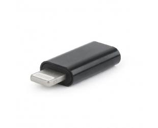 USB adapteris Gembird USB Type-C adapter (CF/8pin M), Black