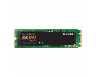 SSD diskas Samsung 860 EVO 1000 GB, SSD interface M.2 SATA, Write speed 520 MB/s, Read speed 550 MB/s