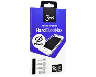 Ekrano apsauga 3MK HardGlass Max Privatumo filtras, Apple, iPhone 6 Plus, grūdintas stiklas, skaidrus/Balta