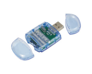 Kortelių skaitytuvas Logilink CR0015B Cardreader USB 2.0 Stick, SD & Micro SD Format