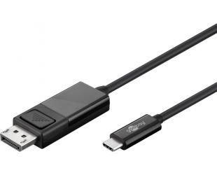 USB adapteris Goobay USB-C- DisplayPort adapter cable (4k 60 Hz) 79295 USB-C male, 1,2 m