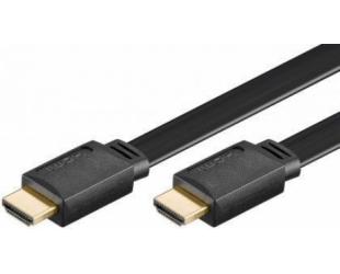 Kabelis Goobay 31927 High Speed HDMI FLAT-cable with Ethernet gold plated 2m Goobay