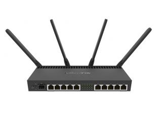 Maršrutizatorius MikroTik RB4011iGS+5HacQ2HnD-IN 802.11ac, 10/100/1000 Mbit/s, Ethernet LAN (RJ-45) ports 10, Mesh Support No, MU-MiMO Yes, No mobile broadband, 1