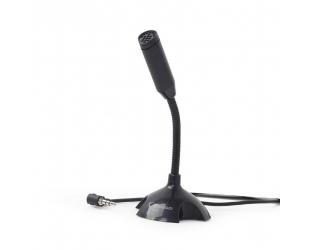 Mikrofonas Gembird MIC-D-02	3.5 mm, 3.5 mm audio plug, Black