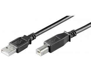 Kabelis Goobay USB 2.0 Hi-Speed cable 68900 1.8 m, Black, USB-A to USB-B