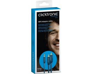 Adapteris Clicktronic MP3 Adapter cable 70468 3.5 mm male (3-pin, stereo), 2 RCA male (audio left/right), 3 m
