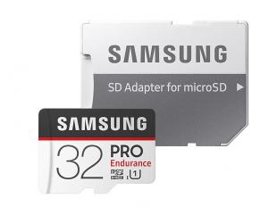 Atminties kortelė Samsung PRO Endurance 32GB Micro SDHC CL10 su SD adapteriu
