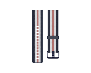 Apyrankė Fitbit Versa-Lite Woven Hybrid Band, small, navy/pink