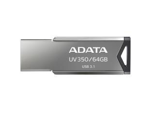 USB raktas ADATA UV350 64 GB, USB 3.1, Silver