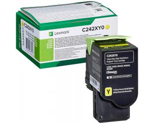 Toneris Lexmark C242XY0 Extra High Yield me, Yellow