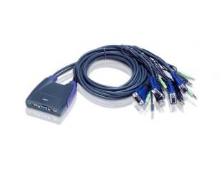 Komutatorius Aten 4-Port USB VGA/Audio Cable KVM Switch