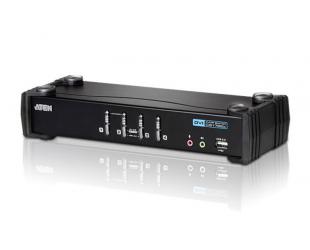 Komutatorius Aten | ATEN CubiQ CS1764A - KVM / audio switch - 4 ports