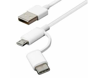 Kabelis Mi 2-in-1 USB Cable (Micro USB to Type C)