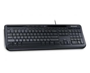 Klaviatūra Microsoft Wired Keyboard 600 ANB-00018 Standard, Wired, Keyboard layout RU, Wireless connection no, Black, Numeric keypad